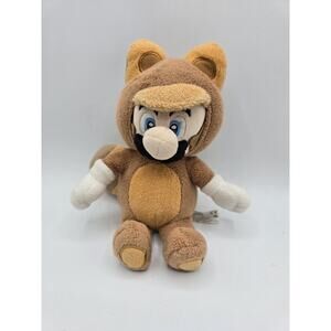Super Mario 3D Land Sanei Tanooki Mario Plush